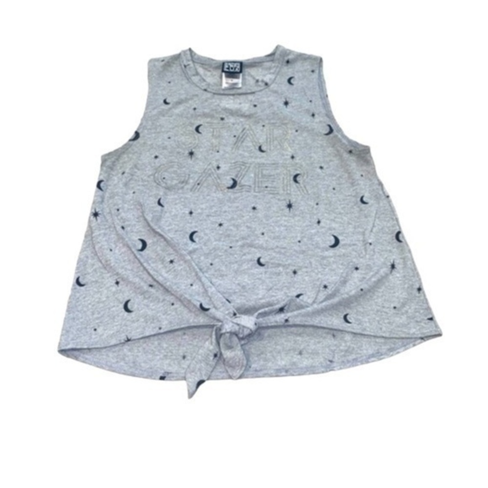 Modern Lux Star Gazer Celestial Cropped Tank Top
